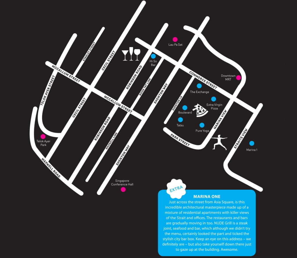 Check Out Downtown Singapore restaurants, shops & classes