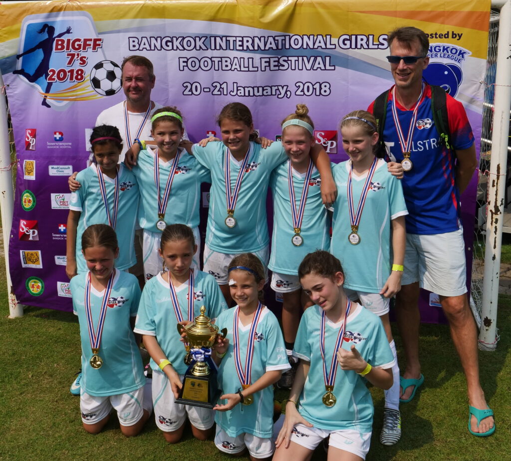 ANZA Soccer's all girls teams, the Matildas dominate in the International Girls Football Festival in Bangkok.