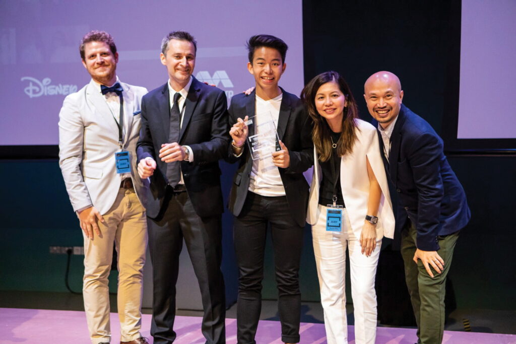 Director Ewan Windebank, winner of the Across Asia Youth Film Festibal Tanglin Trust School