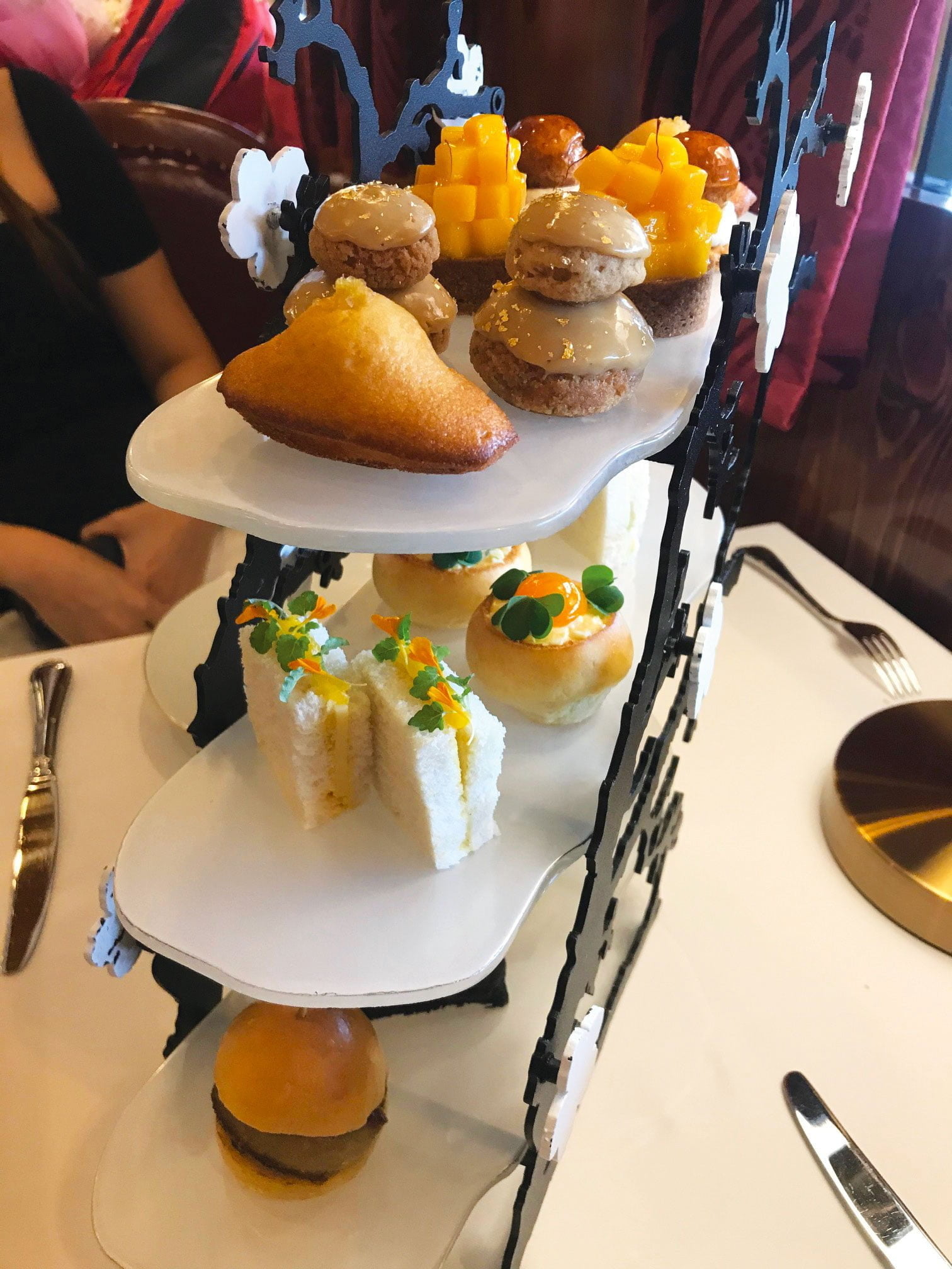 high tea, French treats