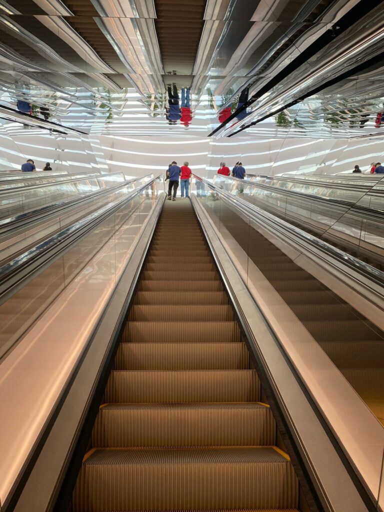 Escalator view