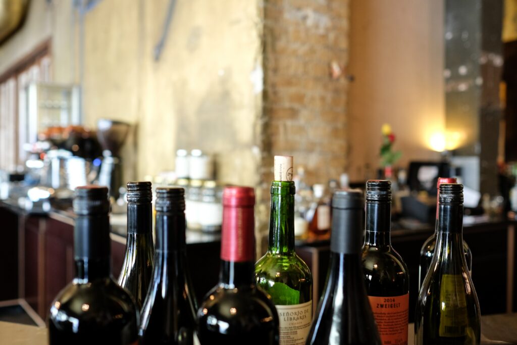 Anza_Cornerstones Wine_Selection of wine bottles