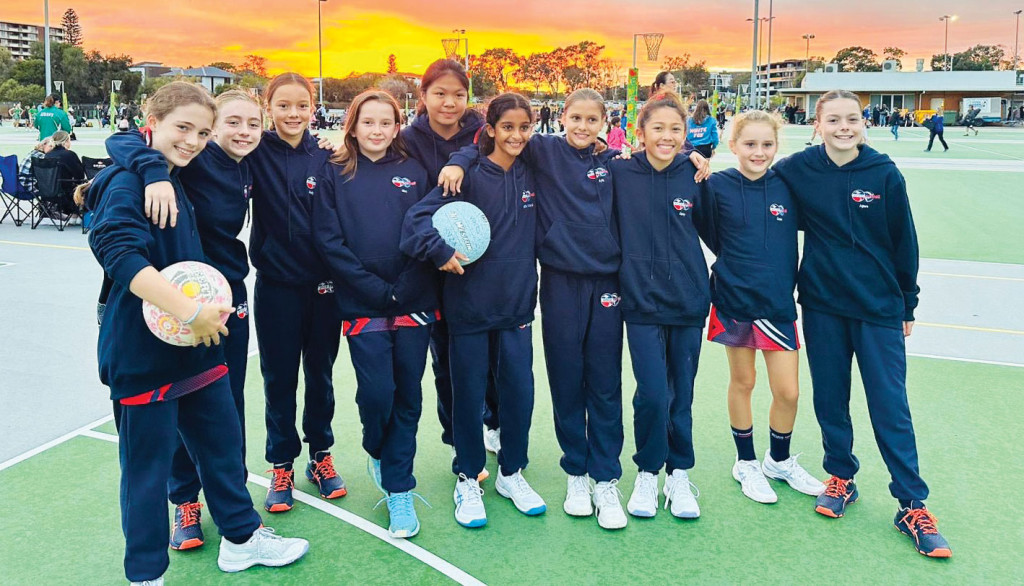 ANZA Netballers in Perth