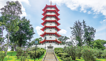The Cloud Tower at Chinese Garden