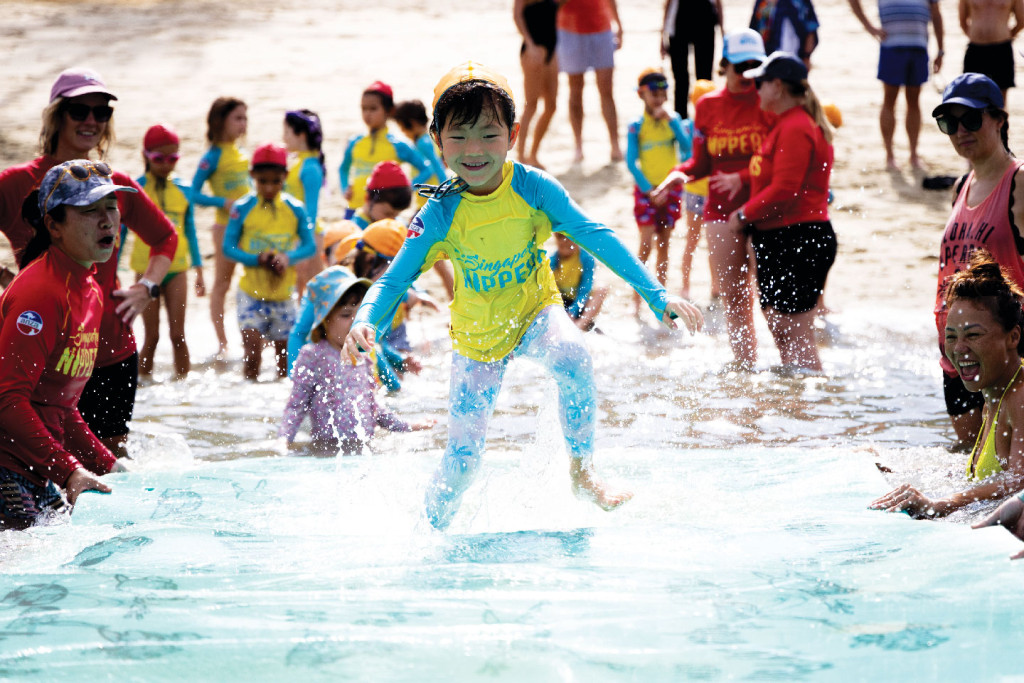 ANZA Nippers on water