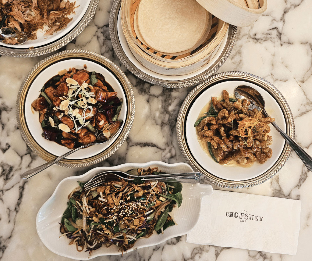 dishes from Chopsuey Cafe