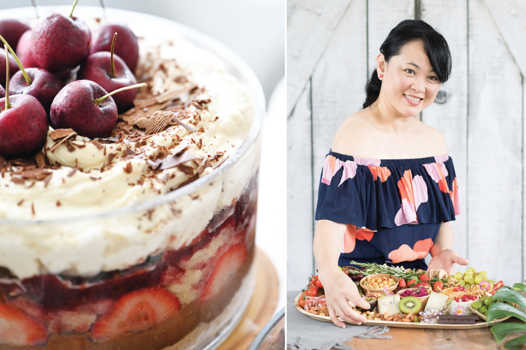Chocolate Cherry Trifle by Wynona Leach, Founder of Lush Platters