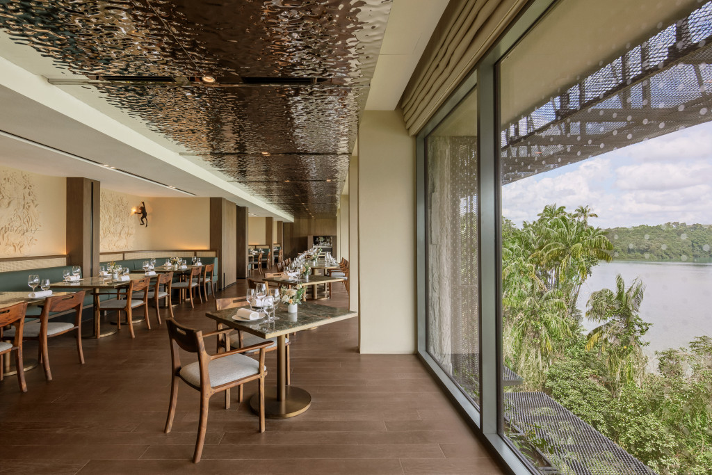 Inside Forage restaurant mandai
