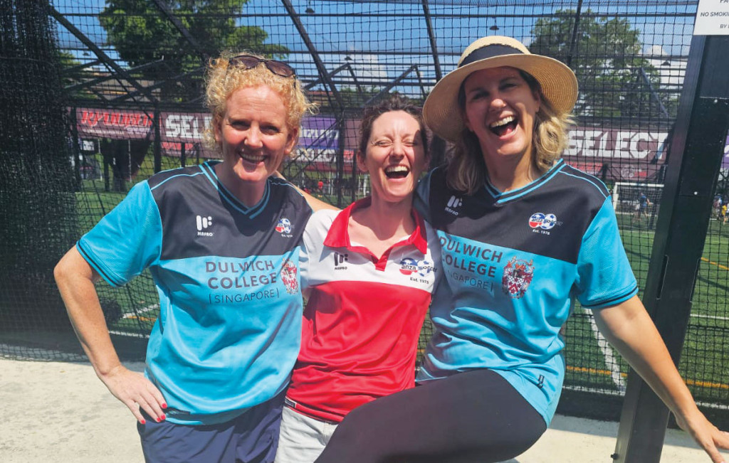3 ANZA soccer volunteers
