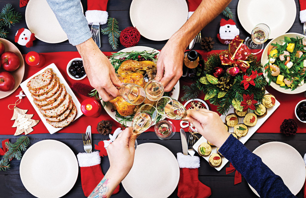 Christmas Celebration table