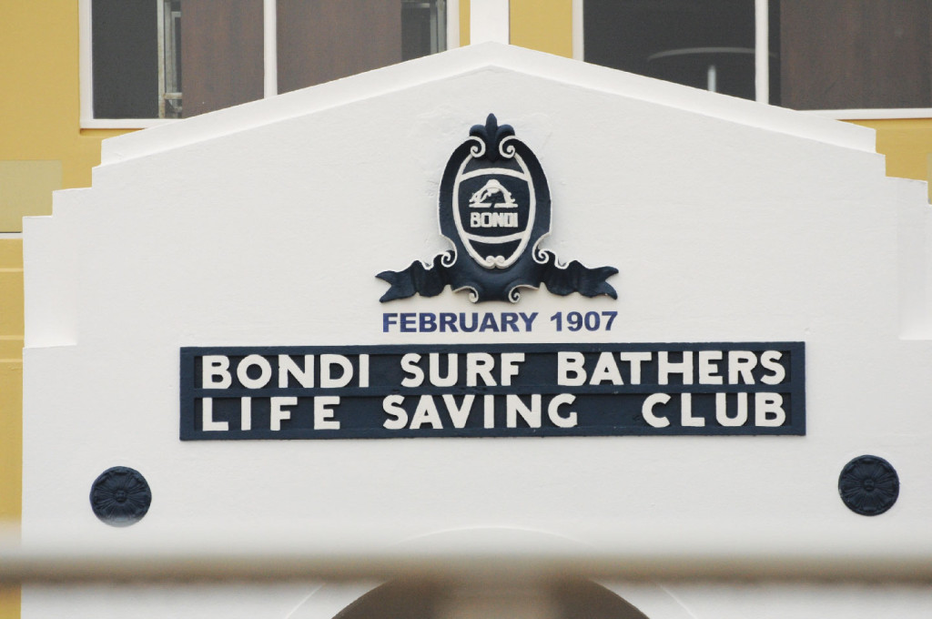 Bondi Surf Bathers Sign