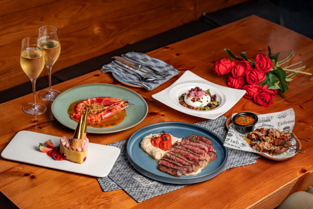 Pura Brasa Valentines Day meal
